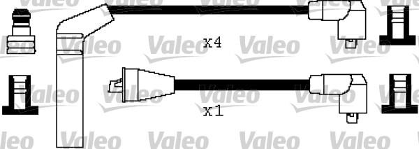 Valeo 346481 - Комплект проводів запалювання avtolavka.club