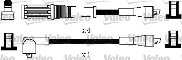 Valeo 346487 - Комплект проводів запалювання avtolavka.club