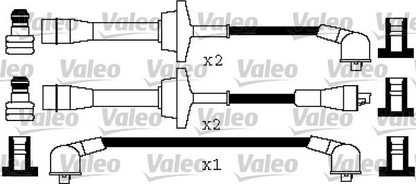 Valeo 346439 - Комплект проводів запалювання avtolavka.club