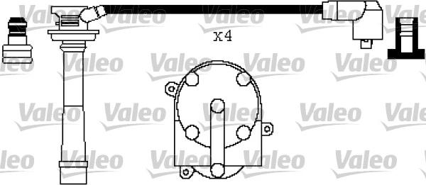 Valeo 346434 - Комплект проводів запалювання avtolavka.club