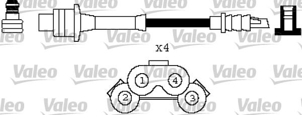 Valeo 346429 - Комплект проводів запалювання avtolavka.club