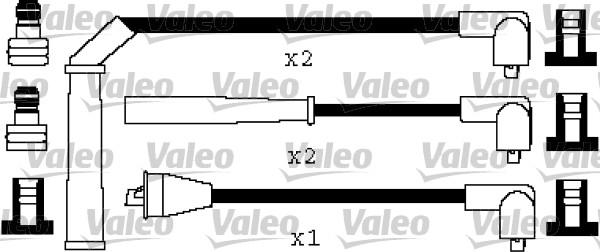 Valeo 346557 - Комплект проводів запалювання avtolavka.club