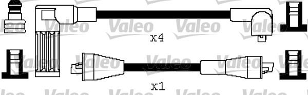 Valeo 346500 - Комплект проводів запалювання avtolavka.club