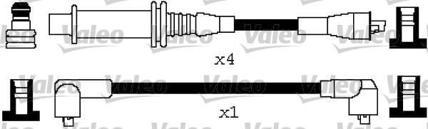 Valeo 346648 - Комплект проводів запалювання avtolavka.club