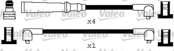 Valeo 346643 - Комплект проводів запалювання avtolavka.club