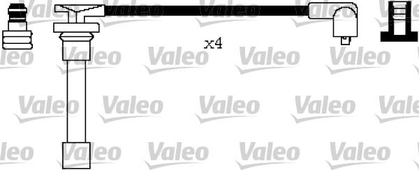 Valeo 346655 - Комплект проводів запалювання avtolavka.club