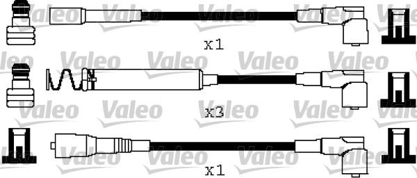 Valeo 346669 - Комплект проводів запалювання avtolavka.club