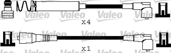 Valeo 346665 - Комплект проводів запалювання avtolavka.club