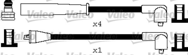 Valeo 346603 - Комплект проводів запалювання avtolavka.club