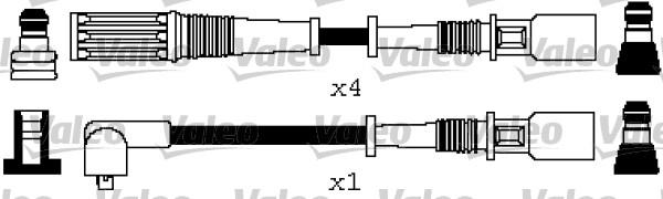 Valeo 346618 - Комплект проводів запалювання avtolavka.club