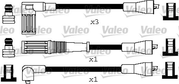 Valeo 346617 - Комплект проводів запалювання avtolavka.club