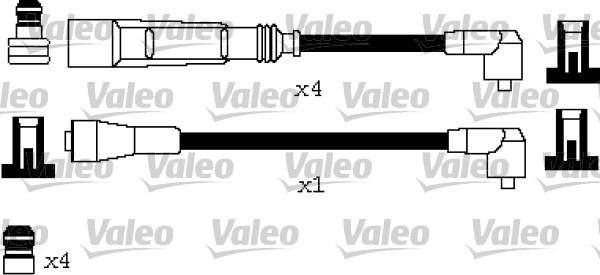 Valeo 346621 - Комплект проводів запалювання avtolavka.club