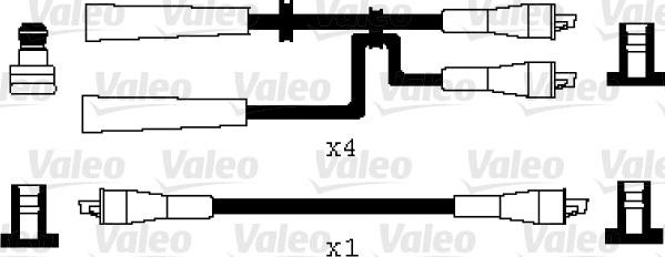 Valeo 346046 - Комплект проводів запалювання avtolavka.club