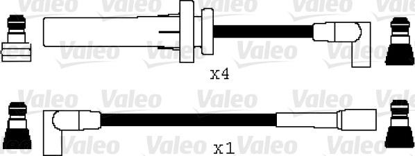 Valeo 346054 - Комплект проводів запалювання avtolavka.club