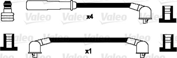 Valeo 346064 - Комплект проводів запалювання avtolavka.club