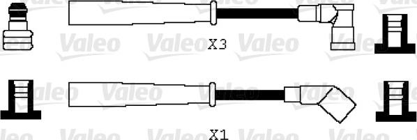 Valeo 346066 - Комплект проводів запалювання avtolavka.club