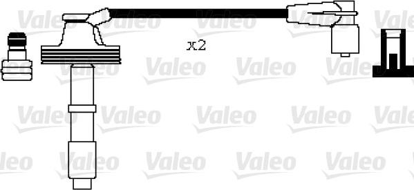 Valeo 346001 - Комплект проводів запалювання avtolavka.club
