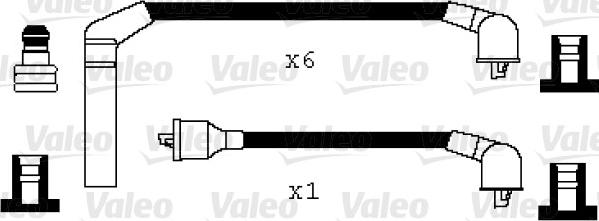 Valeo 346018 - Комплект проводів запалювання avtolavka.club