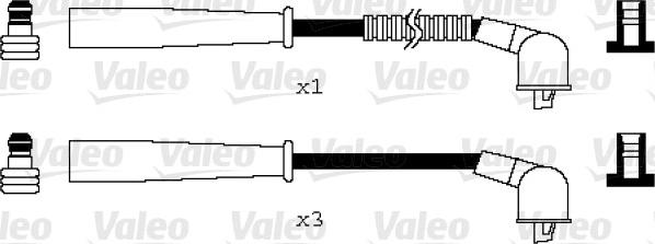 Valeo 346084 - Комплект проводів запалювання avtolavka.club