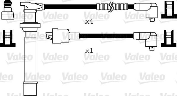 Valeo 346075 - Комплект проводів запалювання avtolavka.club