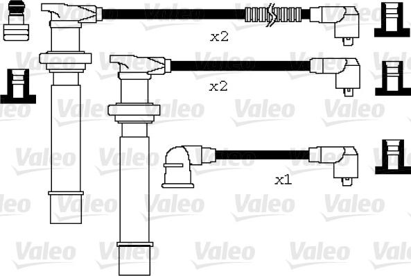 Valeo 346077 - Комплект проводів запалювання avtolavka.club