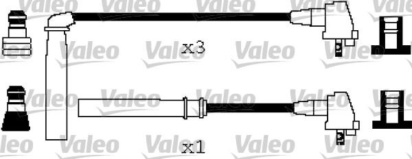 Valeo 346198 - Комплект проводів запалювання avtolavka.club