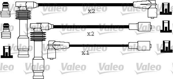 Valeo 346193 - Комплект проводів запалювання avtolavka.club