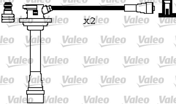 Valeo 346187 - Комплект проводів запалювання avtolavka.club