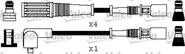 Valeo 346358 - Комплект проводів запалювання avtolavka.club