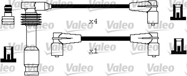 Valeo 346300 - Комплект проводів запалювання avtolavka.club