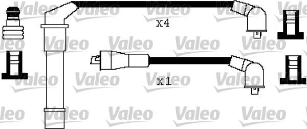 Valeo 346302 - Комплект проводів запалювання avtolavka.club