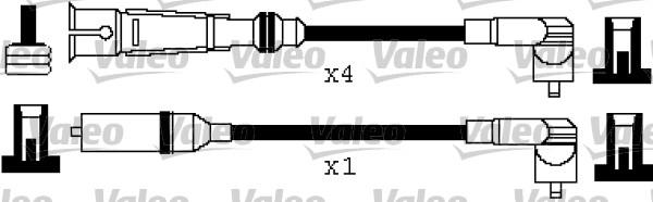 Valeo 346382 - Комплект проводів запалювання avtolavka.club