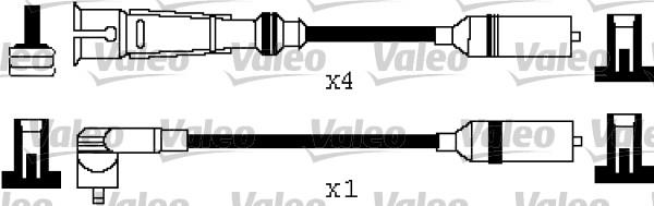 Valeo 346320 - Комплект проводів запалювання avtolavka.club