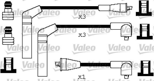 Valeo 346255 - Комплект проводів запалювання avtolavka.club