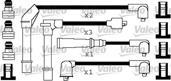 Valeo 346253 - Комплект проводів запалювання avtolavka.club