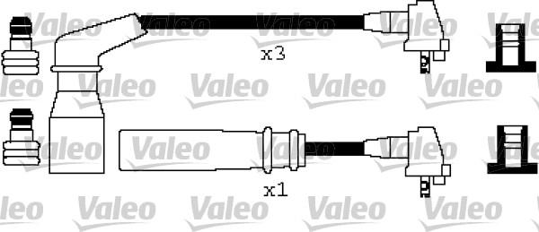 Valeo 346263 - Комплект проводів запалювання avtolavka.club