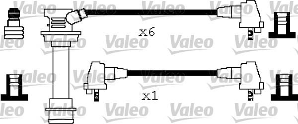 Valeo 346200 - Комплект проводів запалювання avtolavka.club