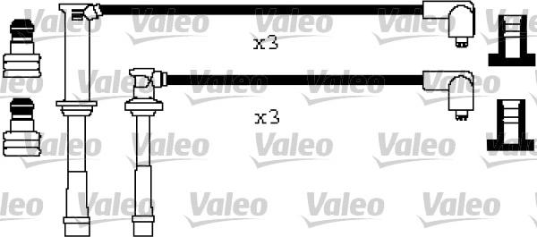 Valeo 346283 - Комплект проводів запалювання avtolavka.club