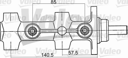 Valeo 350516 - Головний гальмівний циліндр avtolavka.club