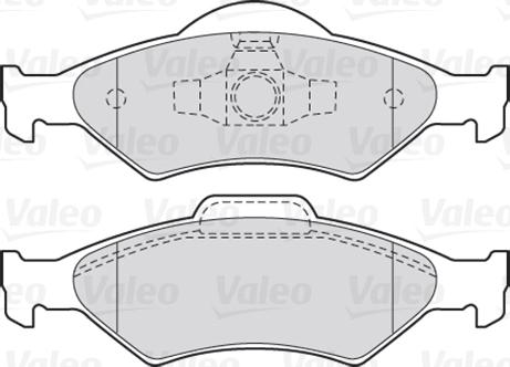 Valeo 301563 - Гальмівні колодки, дискові гальма avtolavka.club