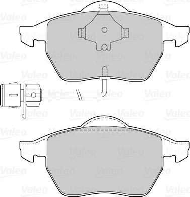 Valeo 301049 - Гальмівні колодки, дискові гальма avtolavka.club