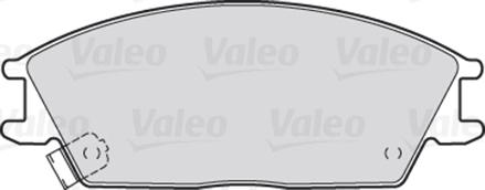 Valeo 301052 - Гальмівні колодки, дискові гальма avtolavka.club