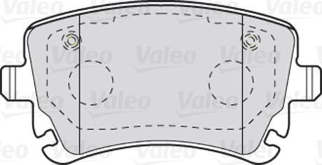 Valeo 301004 - Гальмівні колодки, дискові гальма avtolavka.club