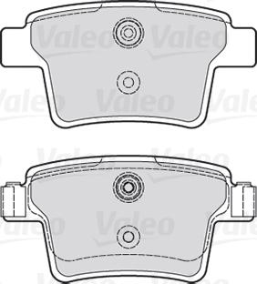 Valeo 301740 - Гальмівні колодки, дискові гальма avtolavka.club