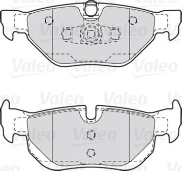 Valeo 301703 - Гальмівні колодки, дискові гальма avtolavka.club