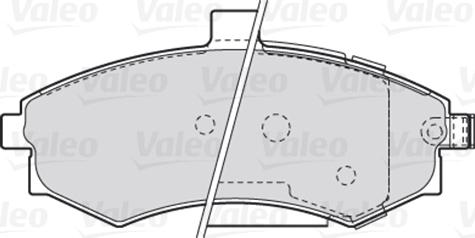 Valeo 301781 - Гальмівні колодки, дискові гальма avtolavka.club