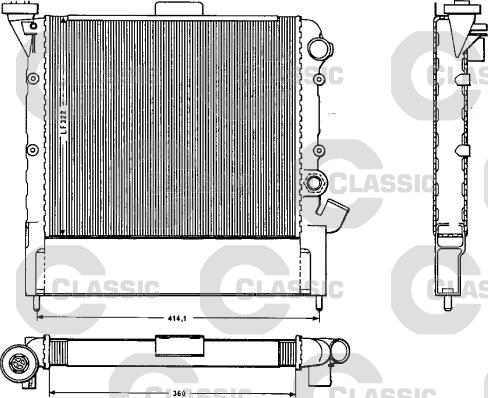 Valeo 383852 - Радіатор, охолодження двигуна avtolavka.club