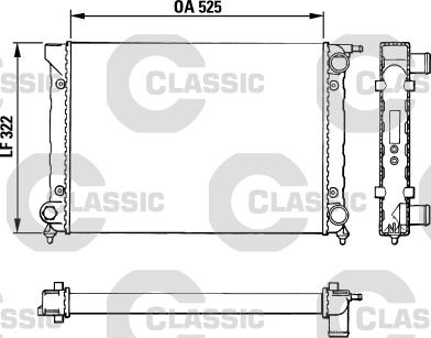 Valeo 383727 - Радіатор, охолодження двигуна avtolavka.club