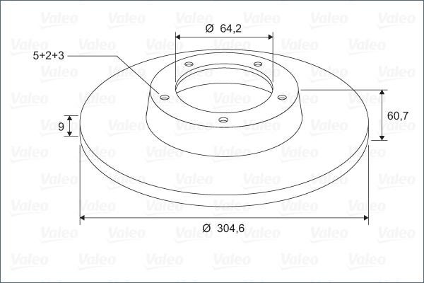 Valeo 297286 - Гальмівний диск avtolavka.club