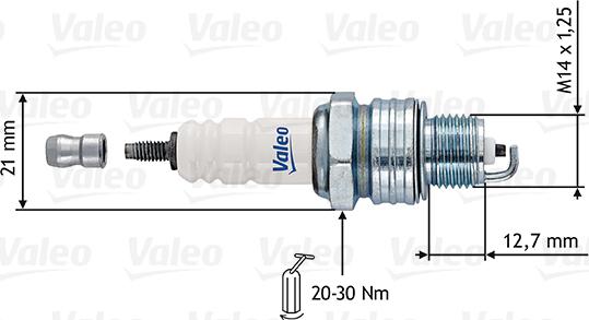 Valeo 246906 - Свічка запалювання avtolavka.club